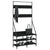 Clothes Rack with Shoe Storage Black 90x34x184 cm