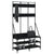 Clothes Rack with Shoe Storage Black 100x40x184 cm