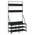 Clothes Rack with Shoe Storage Black 100x40x184 cm