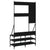 Clothes Rack with Shoe Storage Black 100x40x184 cm