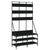 Clothes Rack with Shoe Storage Black 100x40x184 cm