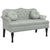 Bench with Cushions Light Grey 120.5x65x75 cm Velvet