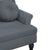 Bench with Cushions Dark Grey 120.5x65x75 cm Velvet