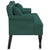 Bench with Cushions Dark Green 120.5x65x75 cm Velvet