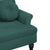 Bench with Cushions Dark Green 120.5x65x75 cm Velvet