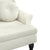Bench with Cushions Cream 120.5x65x75 cm Velvet