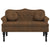 Bench with Cushions Brown 120.5x65x75 cm Faux Suede Leather