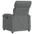 Massage Recliner Chair Dark Grey Fabric