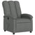 Recliner Chair Dark Grey Fabric