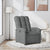 Recliner Chair Dark Grey Fabric