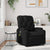 Massage Recliner Chair Black Faux Leather