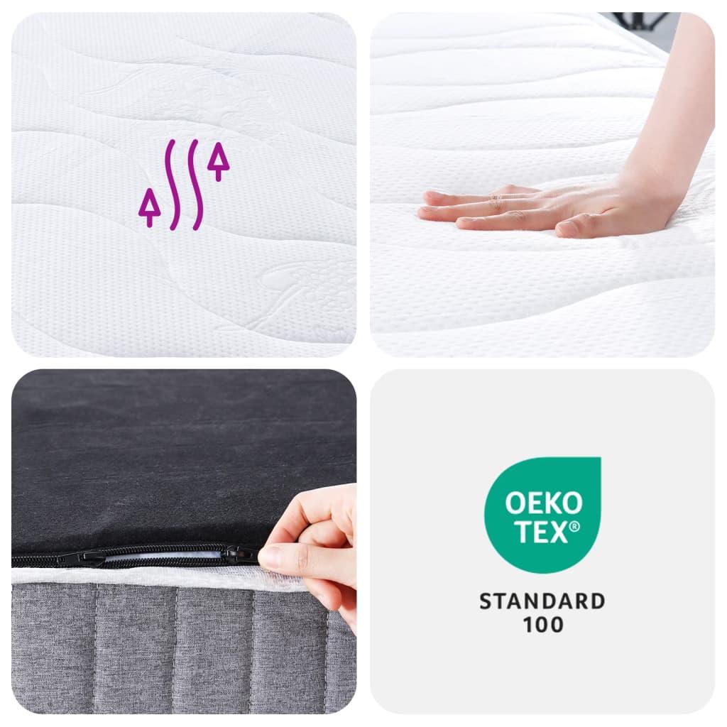 Pocket Spring Mattress Medium 152x203 cm Queen Size