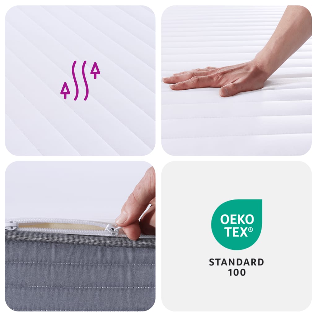 Foam Mattress Medium Soft 90x190 cm