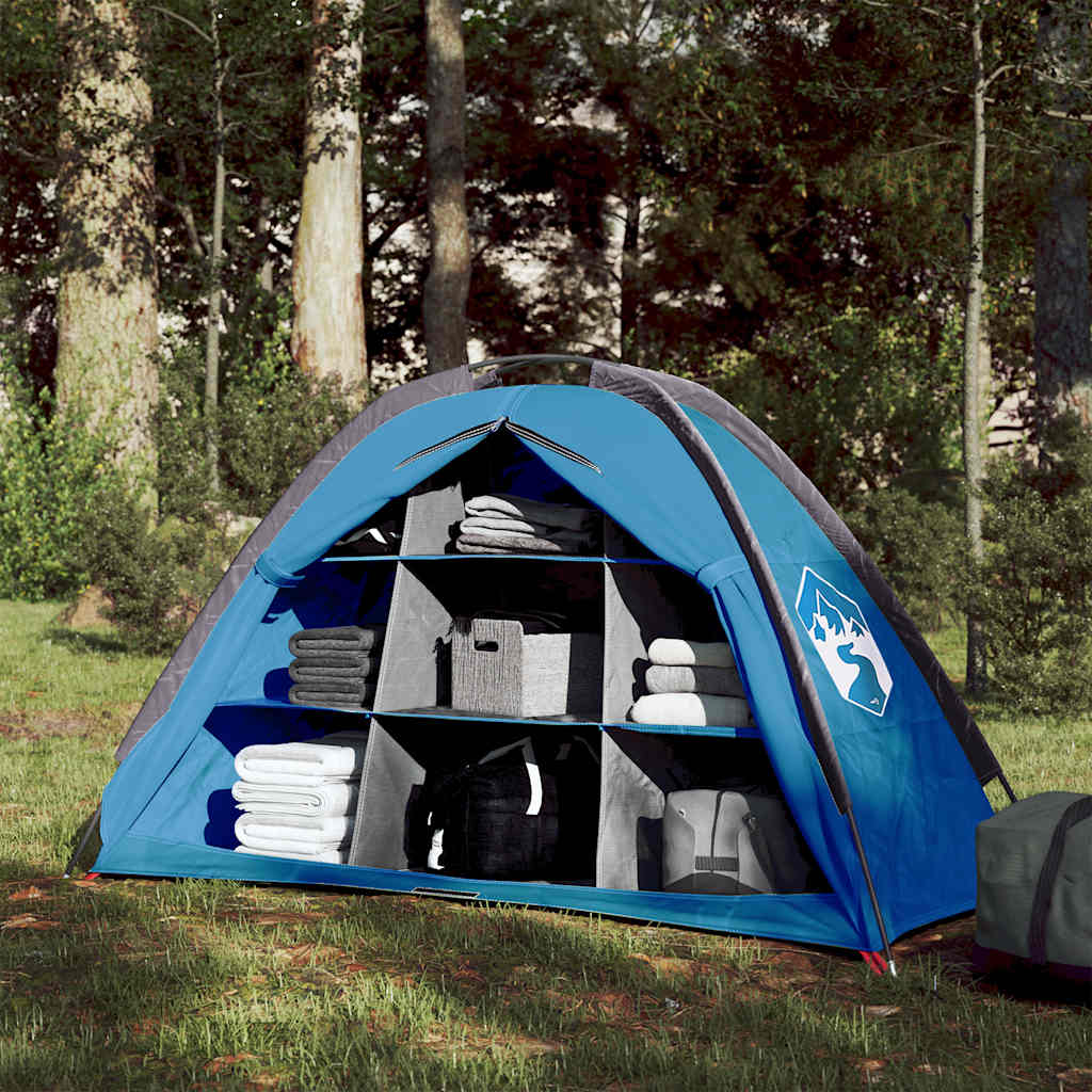 Storage Tent 9 Compartments Blue Waterproof