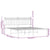 Metal Bed Frame without Mattress with Headboard Black 150x200 cm