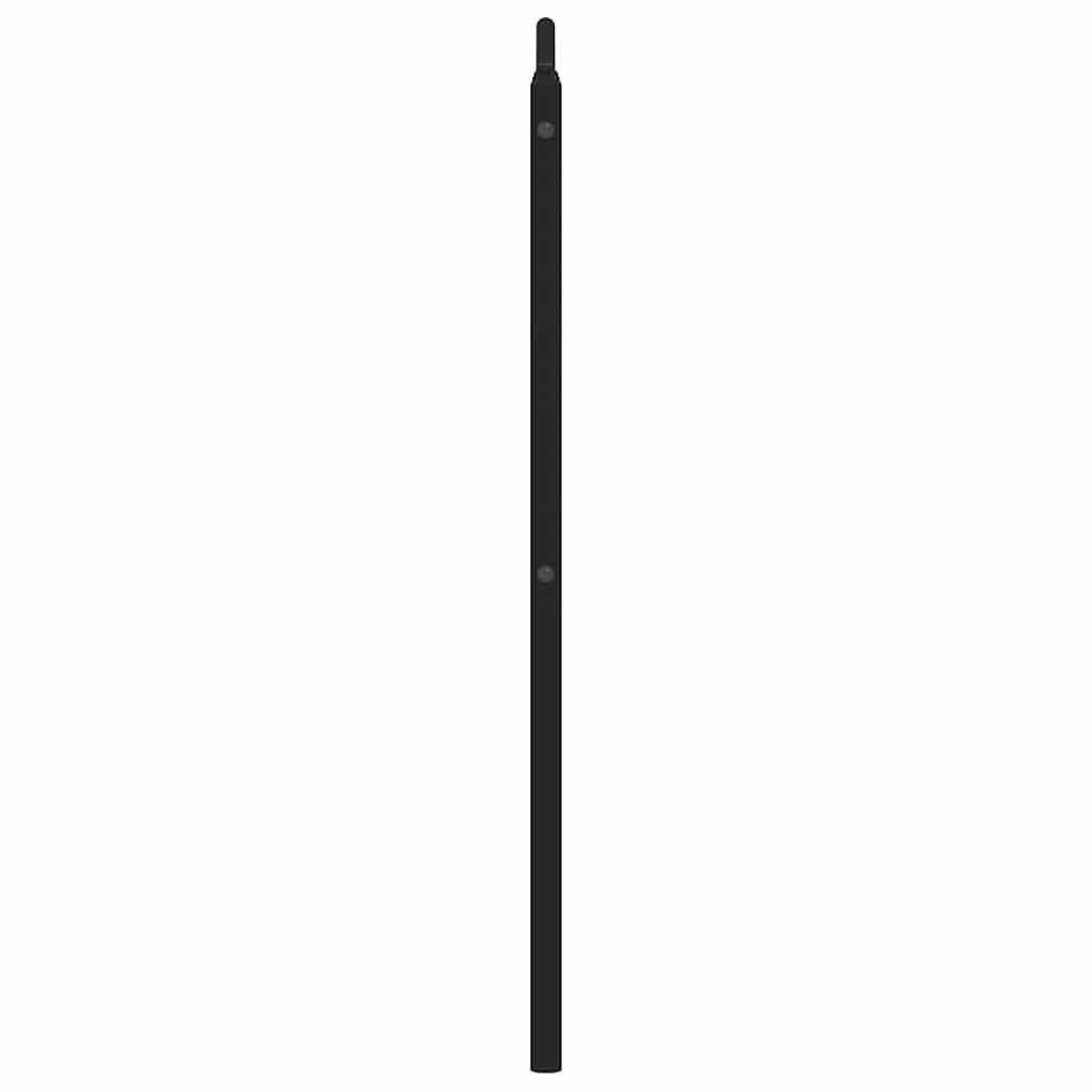 Metal Replace Headboard Black 135 cm