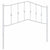 Metal Headboard White 107 cm King Single