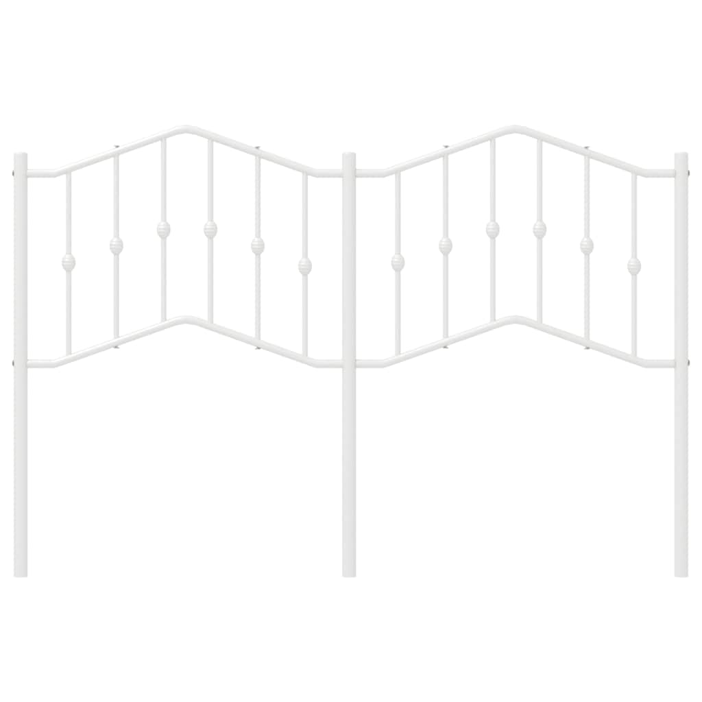 Metal Replace Headboard White 135 cm