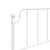 Metal Bed Frame without Mattress with Footboard White 90x190 cm