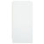 Side Cabinet with Glass Doors White 68x37x75.5 cm