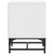 Bedside Cabinets with Glass Doors 2 pcs White 35x37x50 cm