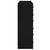 Bookcase with Doors Black 136x37x109 cm Engineered Wood