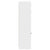 Bookcase with Doors White 136x37x142 cm Engineered Wood