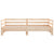 Day Bed with Trundle without Mattress 90x190 cm Solid Wood