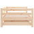 Day Bed with Trundle without Mattress 90x190 cm Solid Wood