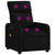 Massage Recliner Chair Black Fabric