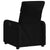 Massage Recliner Chair Black Fabric