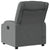 Massage Recliner Chair Dark Grey Fabric