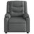 Massage Recliner Chair Dark Grey Fabric