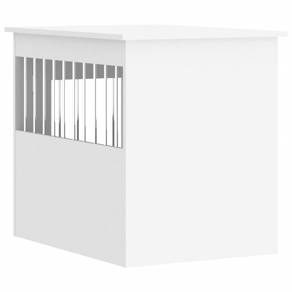 Dog Crate Furniture White 55x75x65 cm Engineered Wood