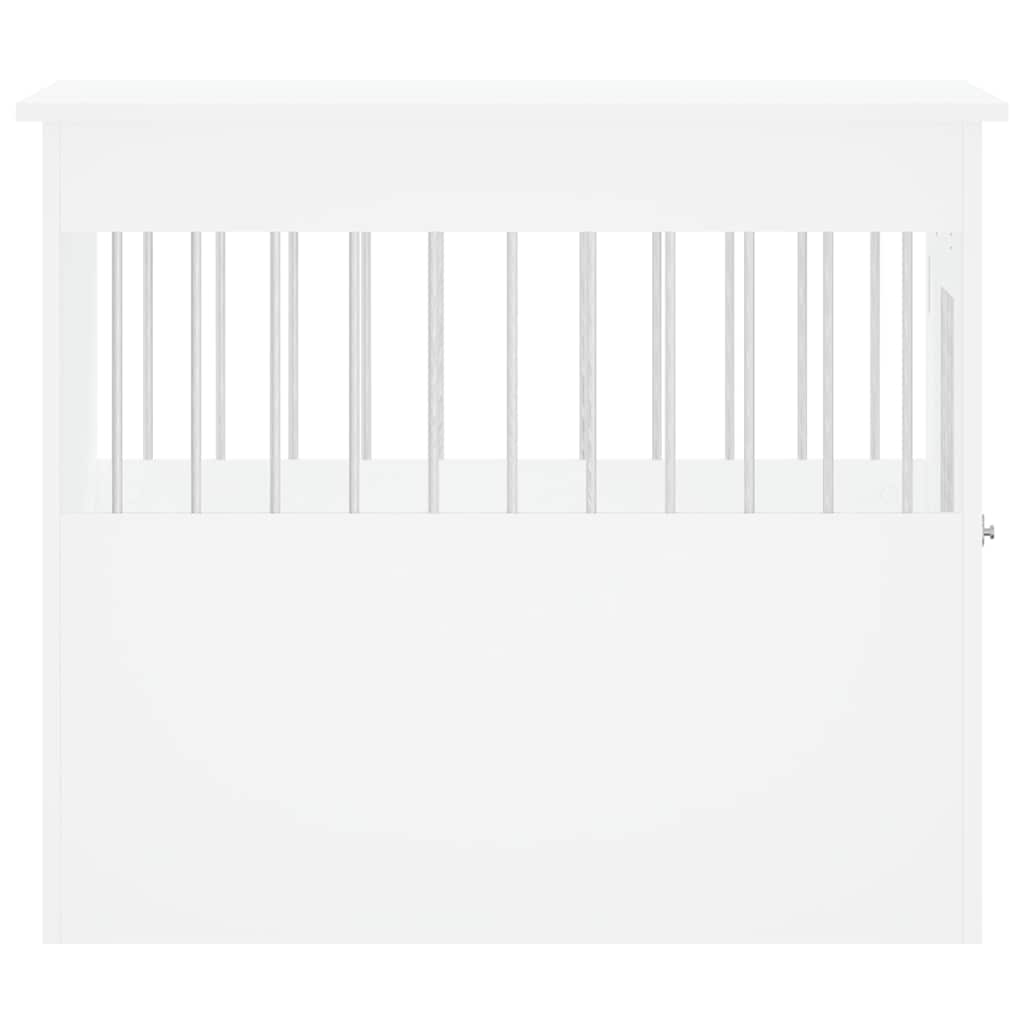Dog Crate Furniture White 55x80x68 cm Engineered Wood
