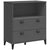 Highboard VIKEN Anthracite Grey 80x40x200 cm Solid Wood Pine