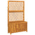 Planter with Trellis 100x32x165 cm Solid Wood Acacia