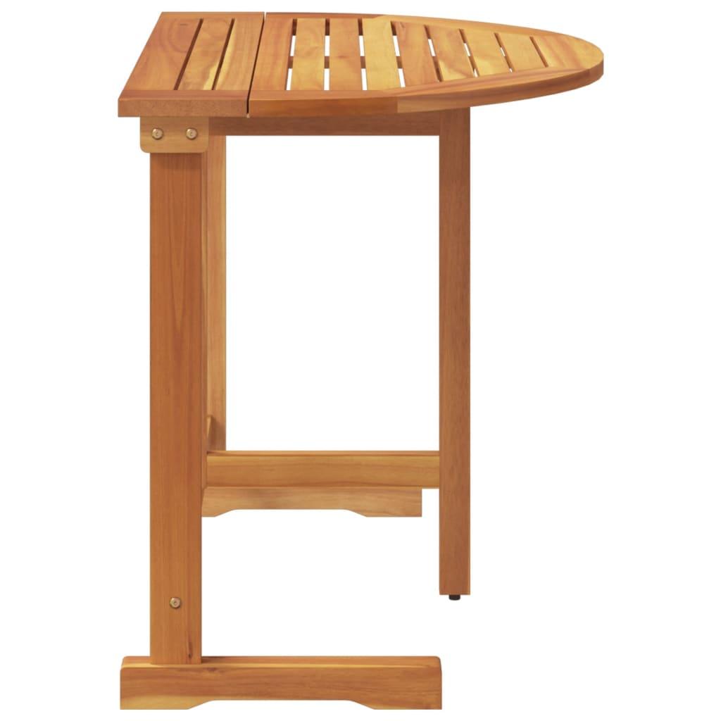 Folding Balcony Table 90x60x72 cm Solid Wood Acacia