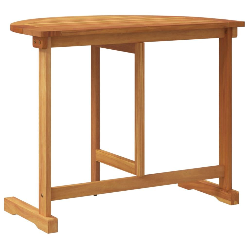 Folding Balcony Table 90x60x72 cm Solid Wood Acacia