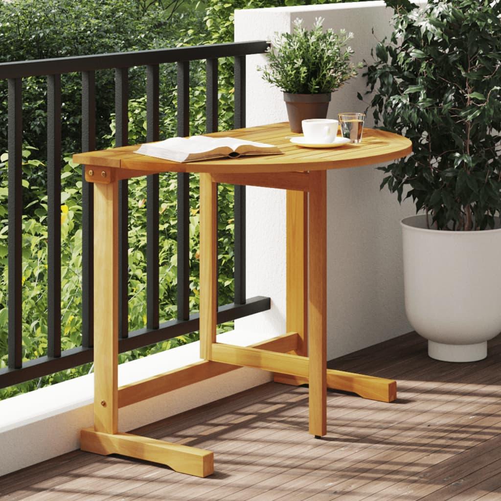 Folding Balcony Table 90x60x72 cm Solid Wood Acacia