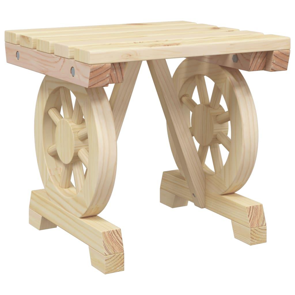 Garden Footstools 2 pcs Solid Wood Fir