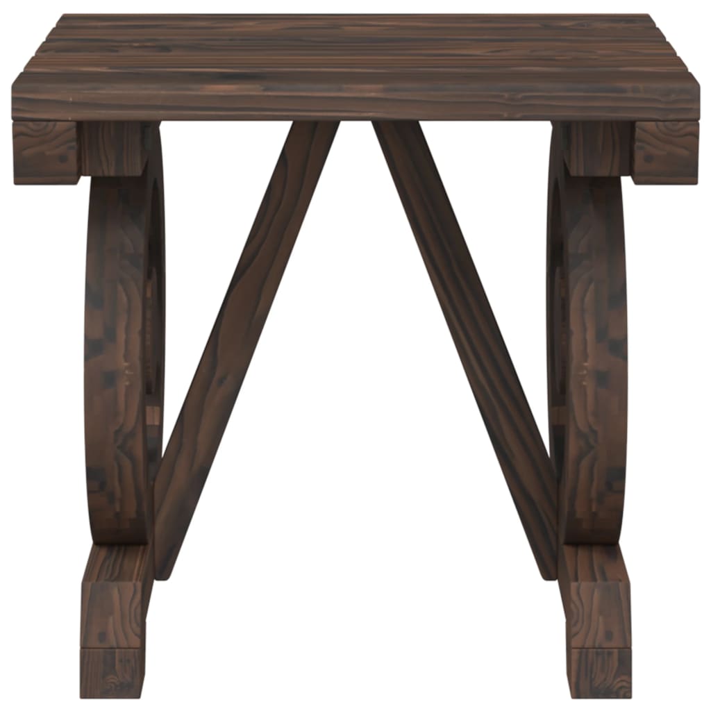 Garden Footstools 2 pcs Solid Wood Fir