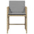 Garden Chairs with Cushions 4 pcs Mix Beige Poly Rattan