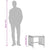 Garden Stools with Cushions 4 pcs Light Grey 41x41x36 cm Poly Rattan