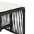 Garden Stools with Cushions 4 pcs Black 41x41x36 cm Poly Rattan