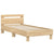 Bed Frame without Mattress with Headboard Sonoma Oak 90x190 cm