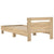 Bed Frame without Mattress with Headboard Sonoma Oak 90x190 cm