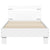 Bed Frame without Mattress with LED Lights White 90x190 cm