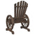 Garden Adirondack Chair Solid Wood Fir