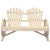 Garden Adirondack Chair 2-Seater Solid Wood Fir